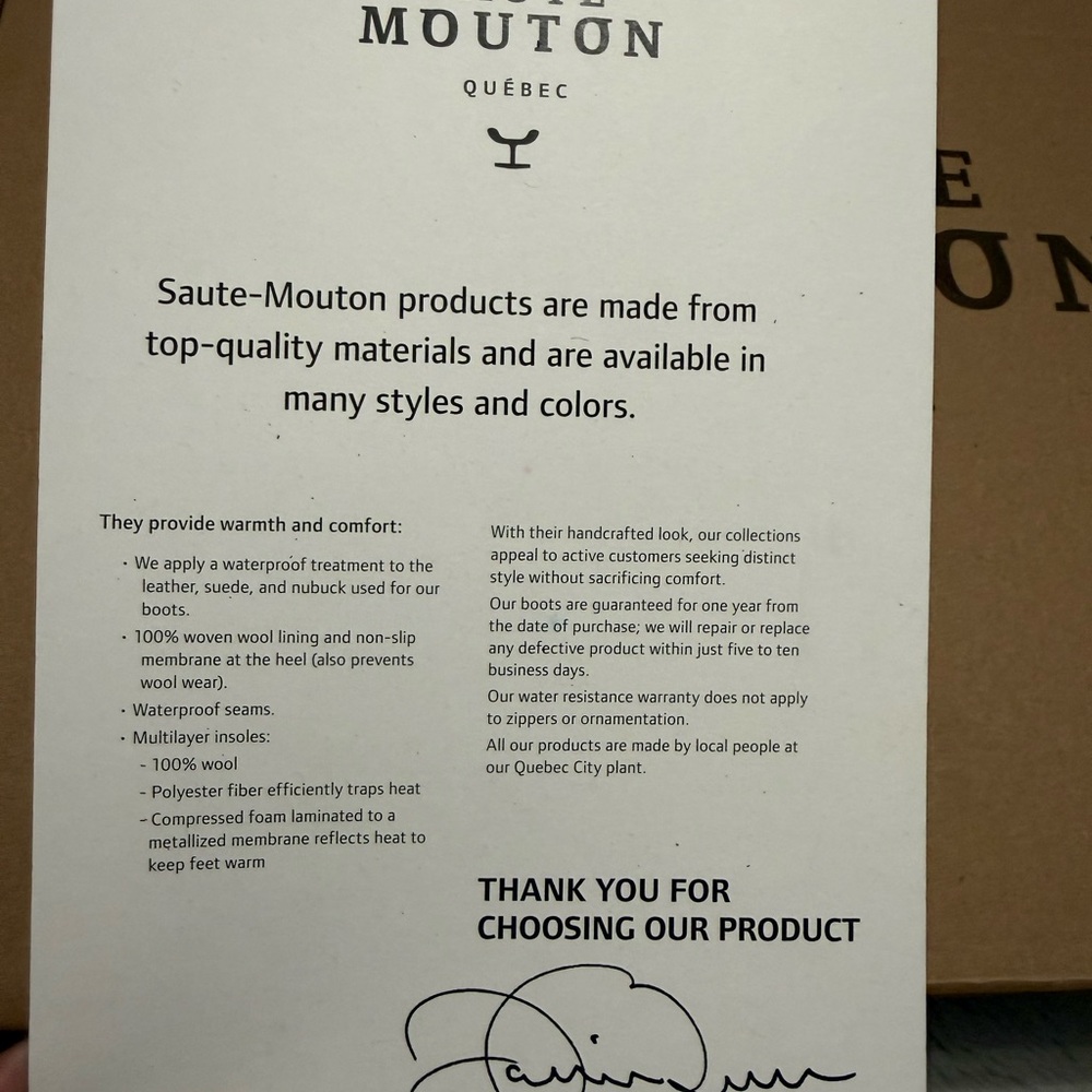 Brand new sauté mouton boots - Picture 6 of 6